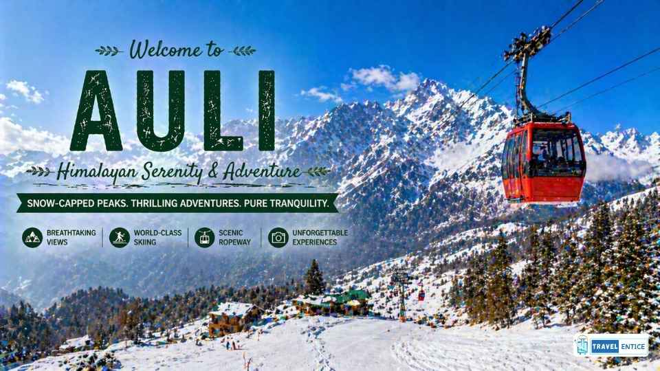 Auli Stands among the Best Places to Visit in Summer in India