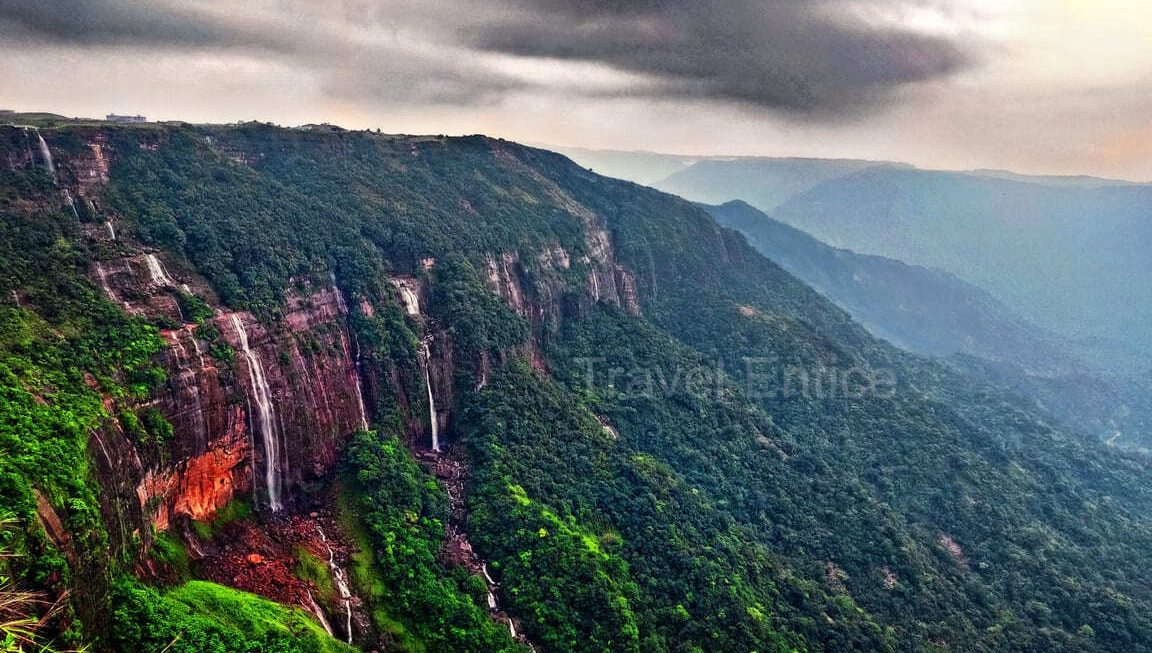 Cherrapunji tourist places - seven sister