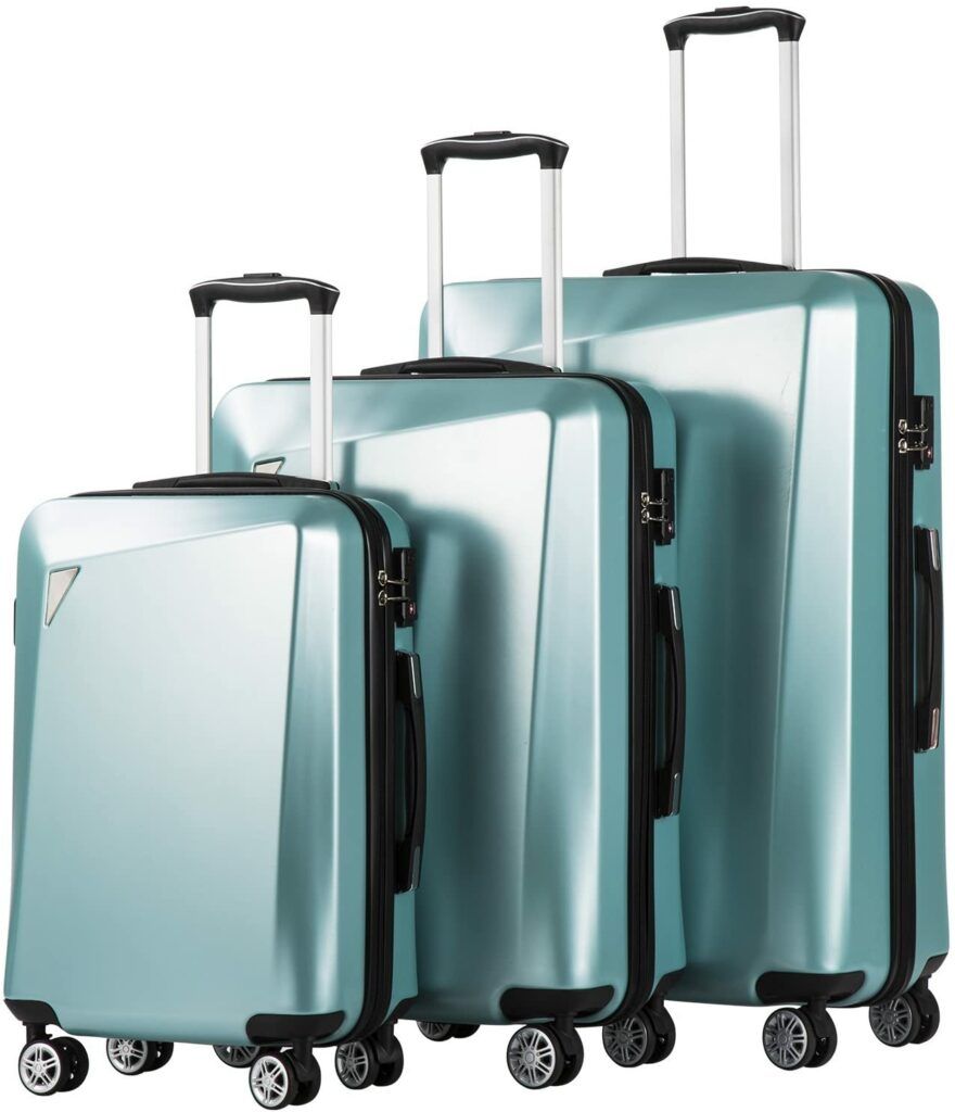 Best Suitcases for Air Travel - Coolife - 3 Piece Sets