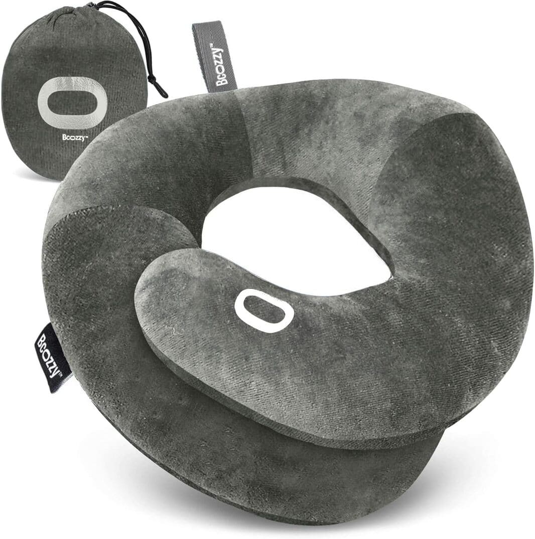 No. 3 among the best neck pillows for sleeping during Journey - BCOZZY Travel Pillow