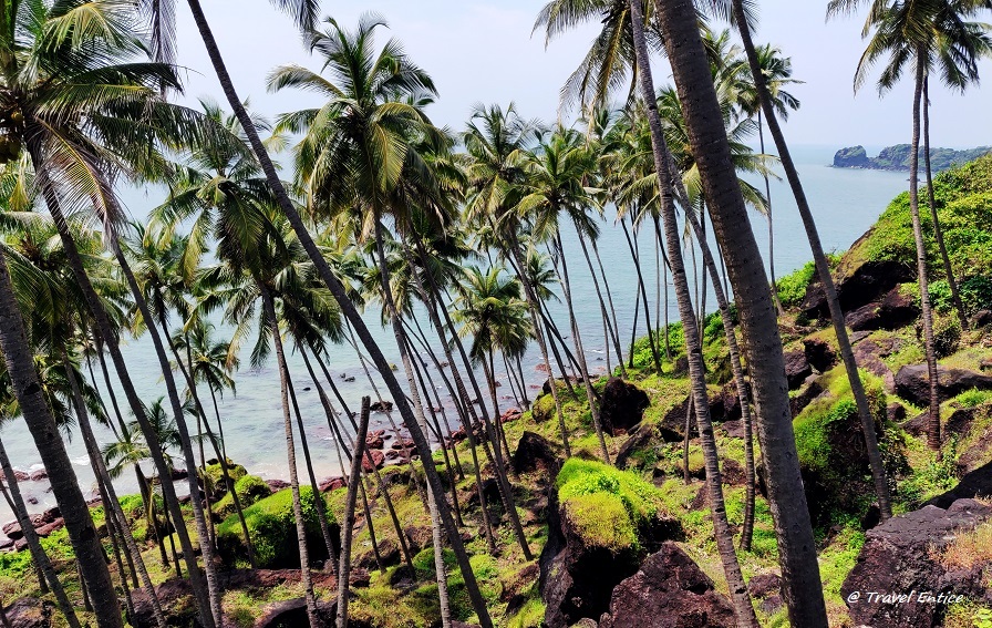 Cabo de Rama Beach view near Cabo de Rama Fort