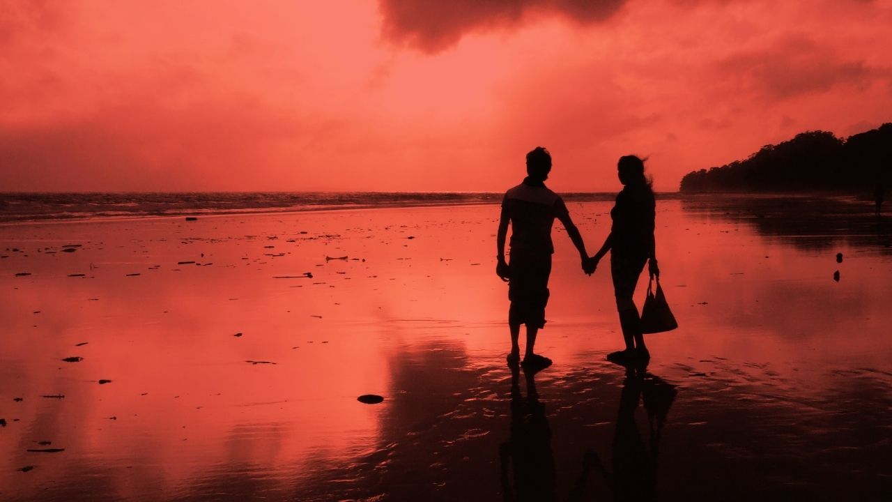 Radhanagar Beach in Havelock Island: The Complete Tour Guide 8 We the evening couples at Radhanagar Beach