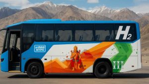 Read more about the article India’s First Hydrogen-Powered Buses Launched in Ladakh on June 2025