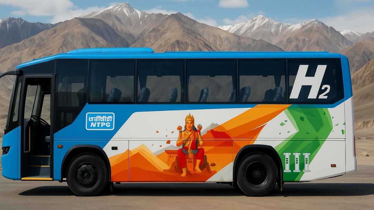 You are currently viewing India’s First Hydrogen-Powered Buses Launched in Ladakh on June 2025