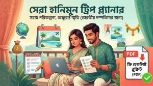 Read more about the article ২০২৬ সালে স্বপ্নের হানিমুন (Honeymoon Trip Planner): নিখুঁত পরিকল্পনার জন্য সেরা রোমান্টিক গাইড + Free Checklist