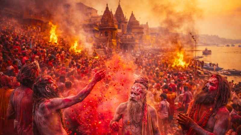 7 Best Places to Celebrate Holi : the Most Colourful Celebrations — From Tradition to Celebration 6 Varanasi — Best Places to Celebrate Holi