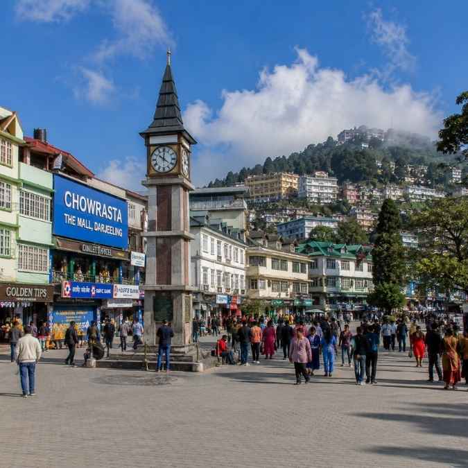 Darjeeling Sightseeing - Best places to visit in Darjeeling - Chowrasta (The Mall)