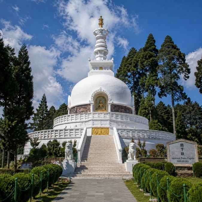Darjeeling Sightseeing - Best places to visit in Darjeeling - Japanese Peace Pagoda