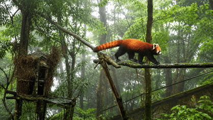 Darjeeling Zoo Travel Guide: Red Pandas, HMI, Timings, Ticket Price & Travel Tips 3 Red Panda in Darjeeling Zoo