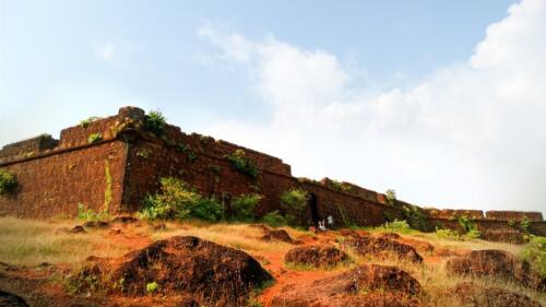 Beautiful Chapora Fort in Goa