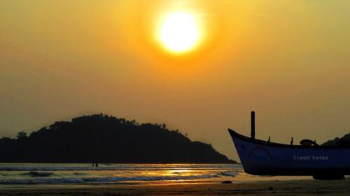Before sunset at Palolem Beach in Goa