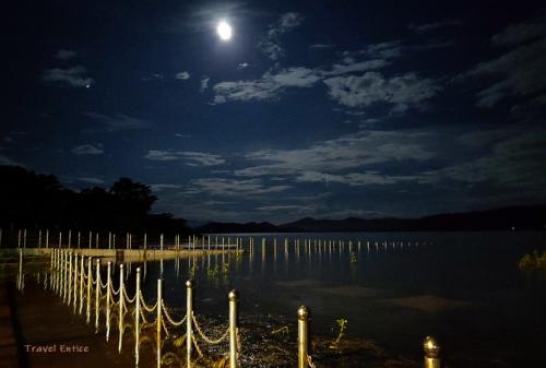 Patratu lake on the night of full moon