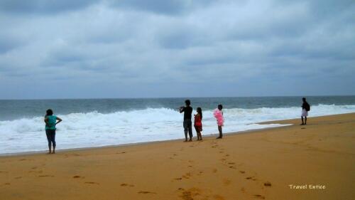 Serene and silent beach of Poovar Island