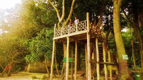 Watch-tower-at-Radhanagar-Beach